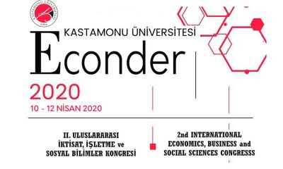 Econder 2020 Üniversitemizde Düzenlenecek