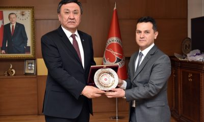 Kırgızistan Büyükelçisi Rektörümüzü Ziyaret Etti