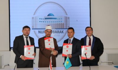 Üniversitemiz ile Kazakistan Nur-Mubarek Mısır İslam Medeniyeti Üniversitesi Arasında Anlaşma