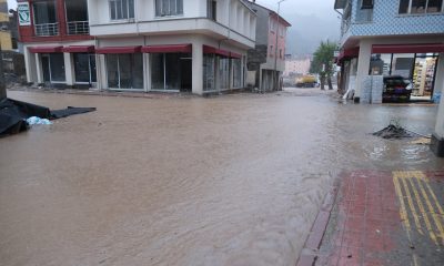 SEL MAĞDURU BOZKURT’TA SOKAKLAR YENİDEN SULAR ALTINDA