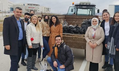 ÜNİVERSİTEMİZDE ÇÖP TOPLAMA ETKİNLİĞİ DÜZENLENDİ