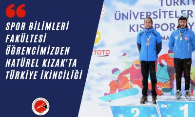 Öğrencimiz Ramazan Burkucu’dan Natürel Kızak Türkiye İkinciliği
