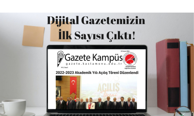 DİJİTAL GAZETEMİZİN İLK SAYISI ÇIKTI