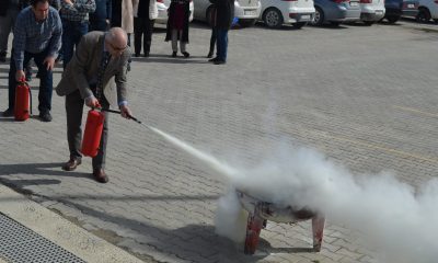 İletişim’de Yangın Tatbikatı