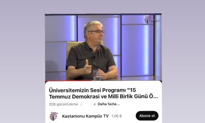 KASTAMONU KAMPÜS TV’DE 15 TEMMUZ DEMOKRASİ VE MİLLİ BİRLİK GÜNÜ ÖZEL CANLI YAYINI