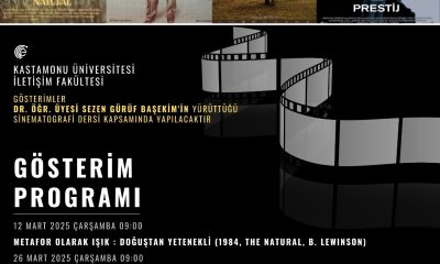 İletişim Fakültesi’nde Sinematografi Dersi Kapsamında Film Gösterimleri Başlıyor