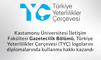 Gazetecilik Bölümü, Türkiye Yeterlilikler Çerçevesi (TYÇ) logolarını kullanma hakkı kazandı
