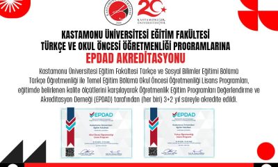 Eğitim Fakültesi Türkçe Öğretmenliği ve Okul Öncesi Öğretmenliği Lisans Programları Akredite Edildi